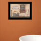 Free Showers 3 Black Framed Print Bathroom Wall Art