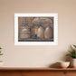 Love Abides Here Shelf 2 White Framed Print Wall Art