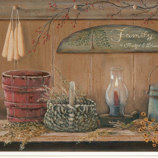 Treasures on the Shelf I 2 White Framed Print Wall Art