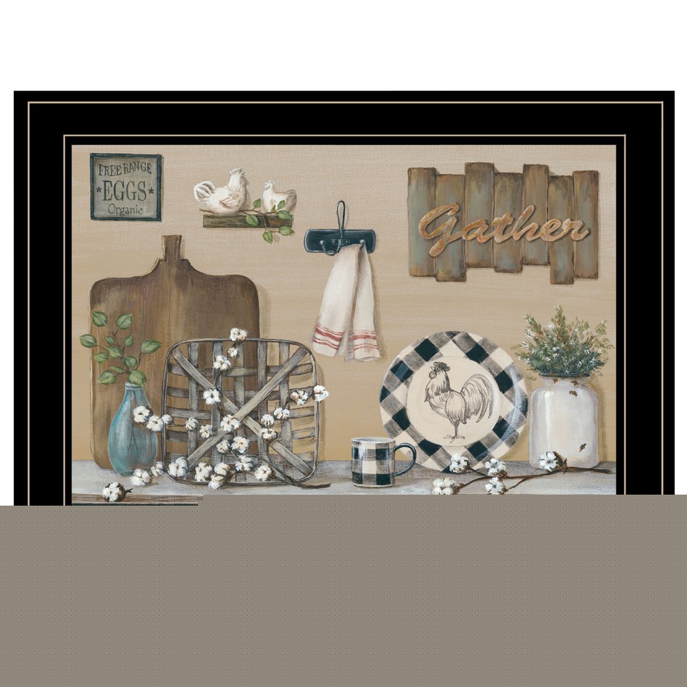 Farmhouse Kitchen Black Framed Print Kitchen Wall Art