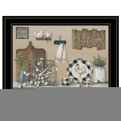 Farmhouse Kitchen Black Framed Print Kitchen Wall Art