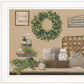 Farmhouse Bath I 2 White Framed Print Bathroom Wall Art