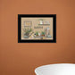 Farmhouse Bath Black Framed Print Bathroom Wall Art