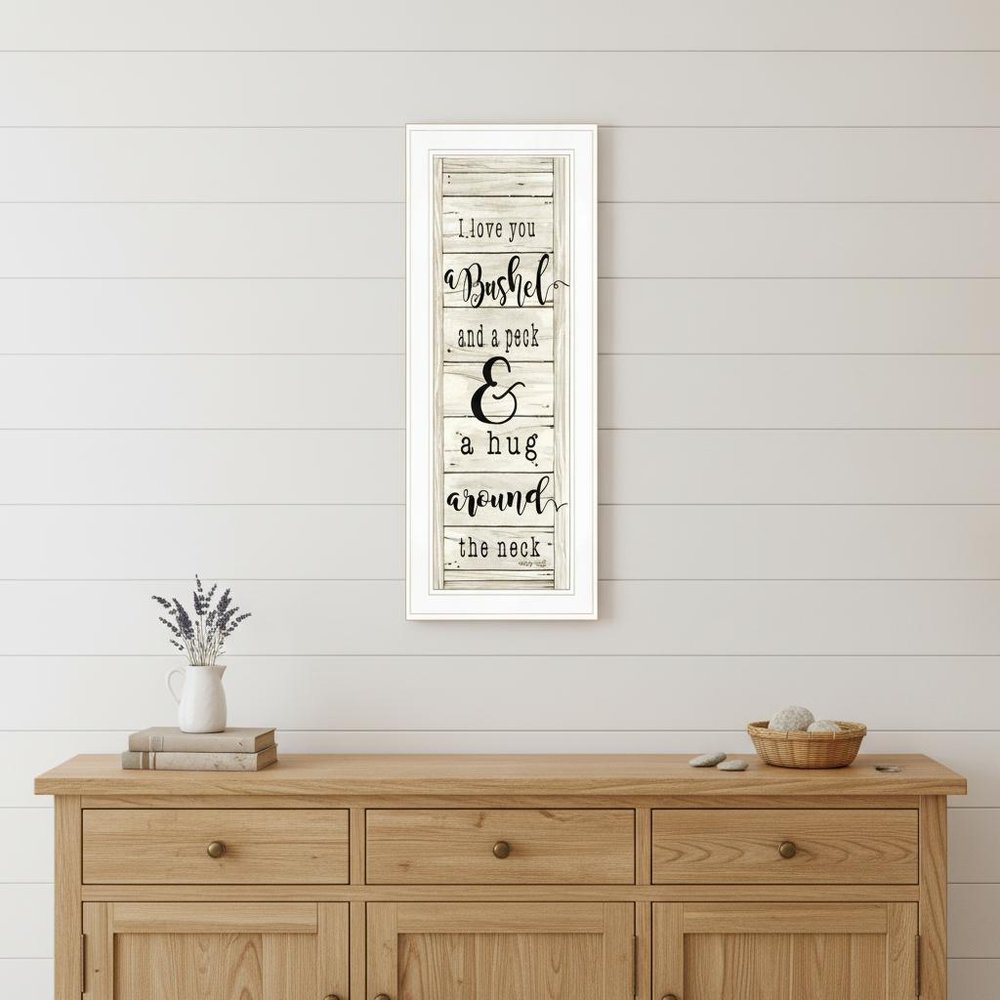 Hugs Collection 1 White Framed Print Wall Art