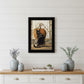 Black Cat 2 Black Framed Print Wall Art