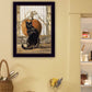 Black Cat 3 Black Framed Print Wall Art