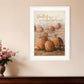 Gather Here with Grateful Hearts 1 White Framed Print Wall Art