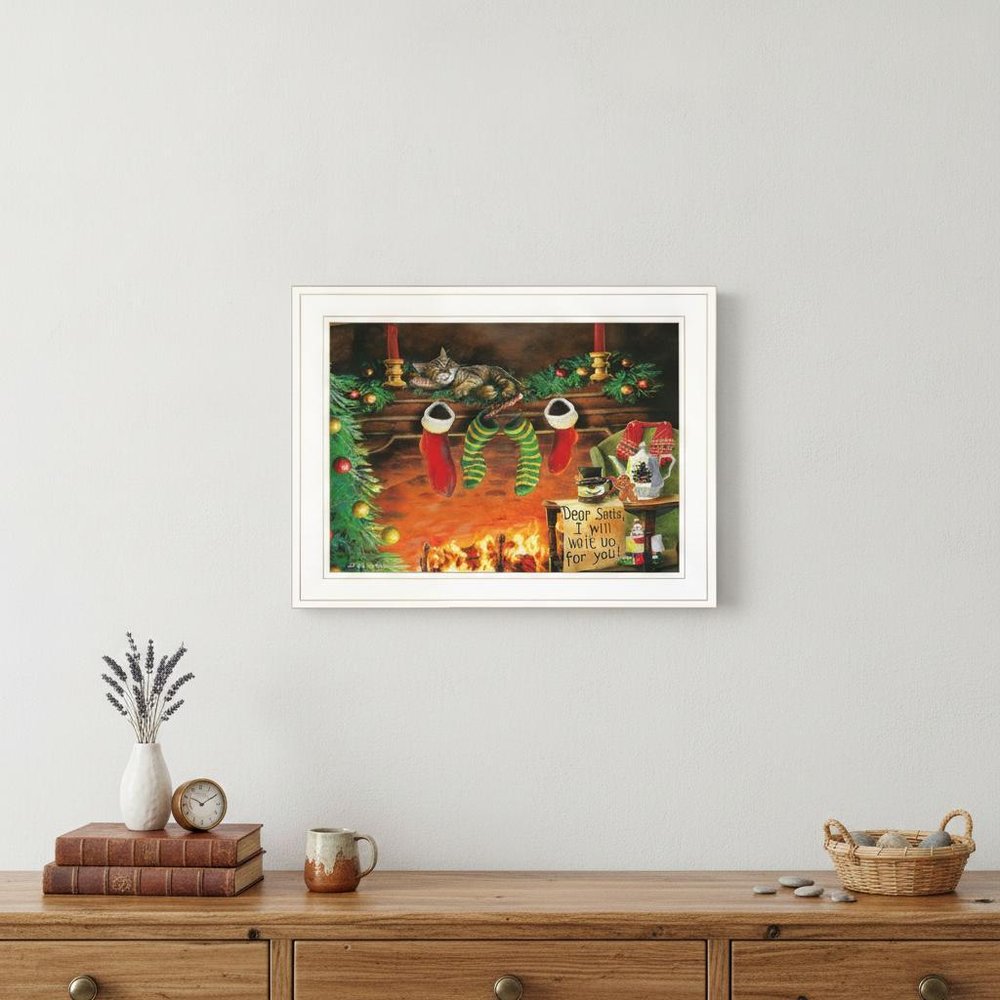 I Will Wait Up 2 White Framed Print Wall Art