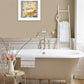 A Bit of Bubbly 1 White Framed Print Bathroom Wall Art
