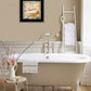 A Bit of Bubbly 2 Black Framed Print Bathroom Wall Art
