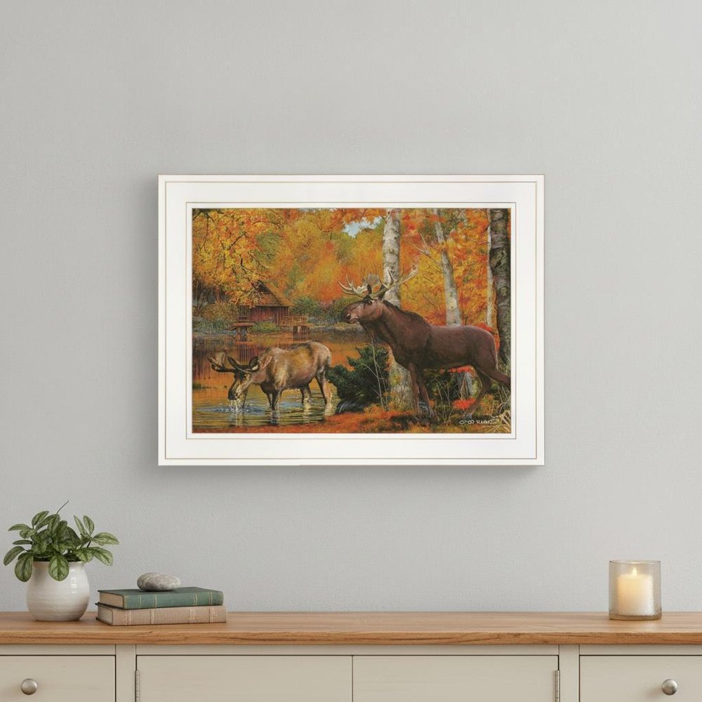 Peaceful Retreat 2 White Framed Print Wall Art