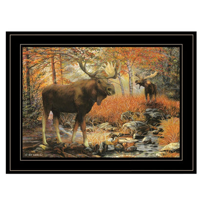 Call of the Wild 3 Black Framed Print Wall Art