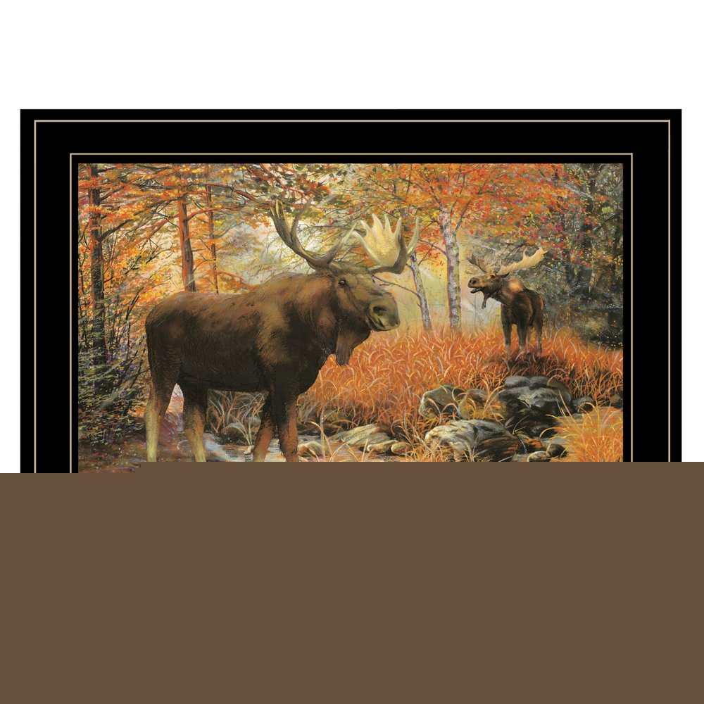 Call of the Wild 3 Black Framed Print Wall Art