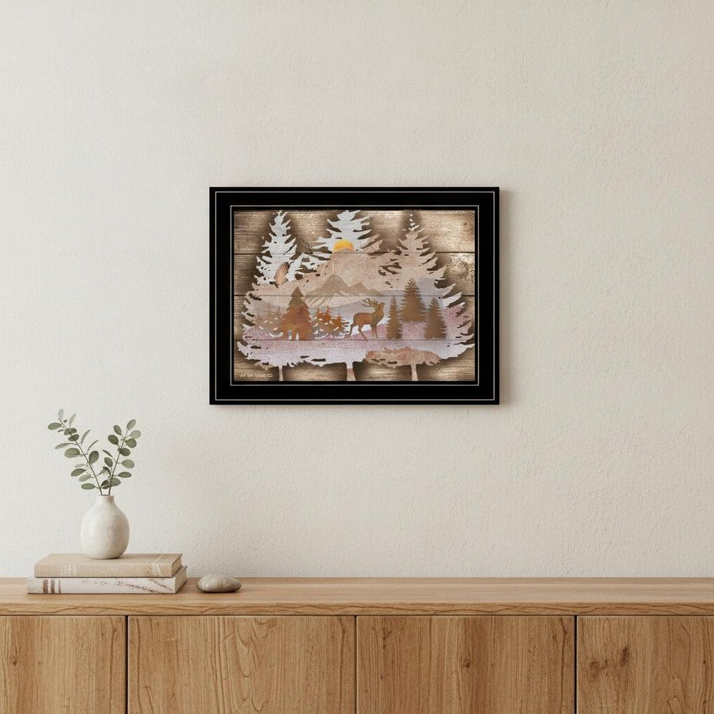 Great Outdoors I 3 Black Framed Print Wall Art