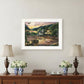 Lakefront Camping II 2 White Framed Print Wall Art