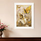 Flowers and Butterflies I 2 White Framed Print Wall Art