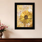 Flowers and Butterflies II 3 Black Framed Print Wall Art