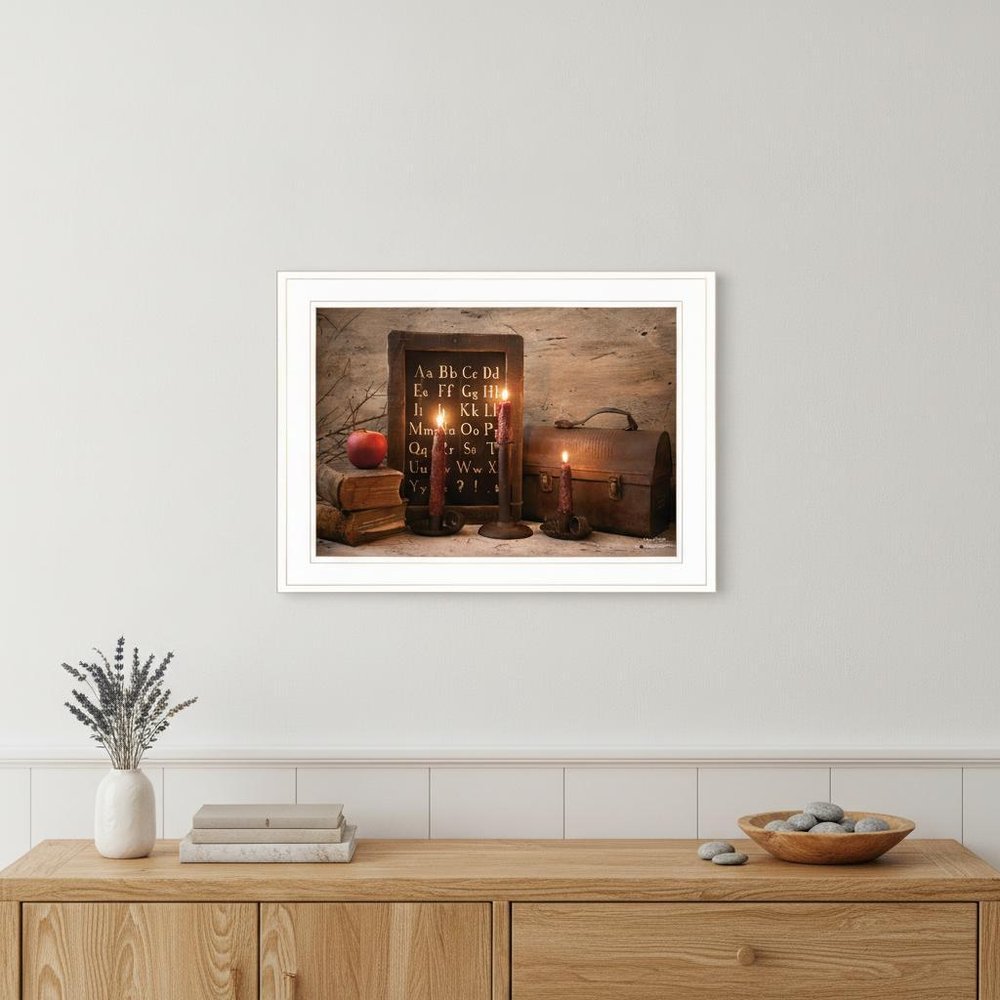 School Nights 2 White Framed Print Wall Art