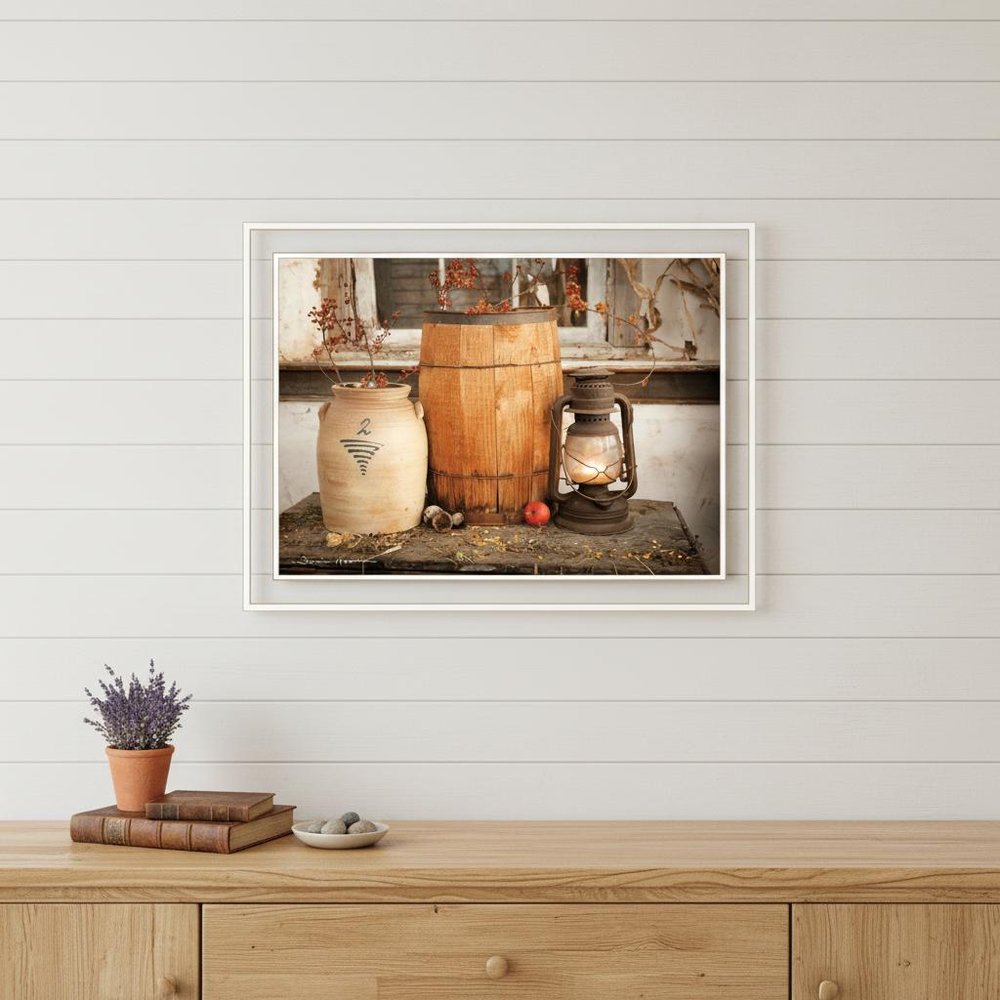 The Nail Keg 2 White Framed Print Wall Art