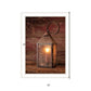Innkeepers Lantern 3 White Framed Print Wall Art