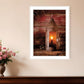 Tinners Lantern 1 White Framed Print Wall Art