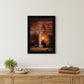 Tinners Lantern 2 Black Framed Print Wall Art