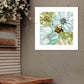 Sea glass Garden I 2 White Framed Print Wall Art