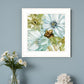Sea glass Garden I 2 White Framed Print Wall Art