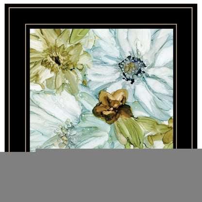 Sea glass Garden I 3 Black Framed Print Wall Art