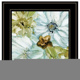 Sea glass Garden I 3 Black Framed Print Wall Art