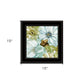 Sea glass Garden I 3 Black Framed Print Wall Art