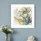 Sea glass Garden II 2 White Framed Print Wall Art