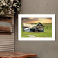 Mail Pouch Barn 4 White Framed Print Wall Art