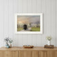Morning Exercise 2 White Framed Print Wall Art