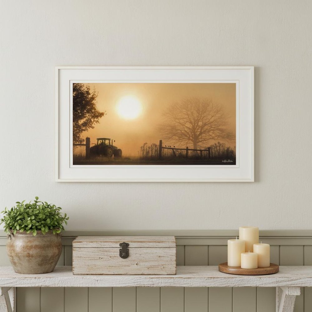 Start Your Engines 2 White Framed Print Wall Art