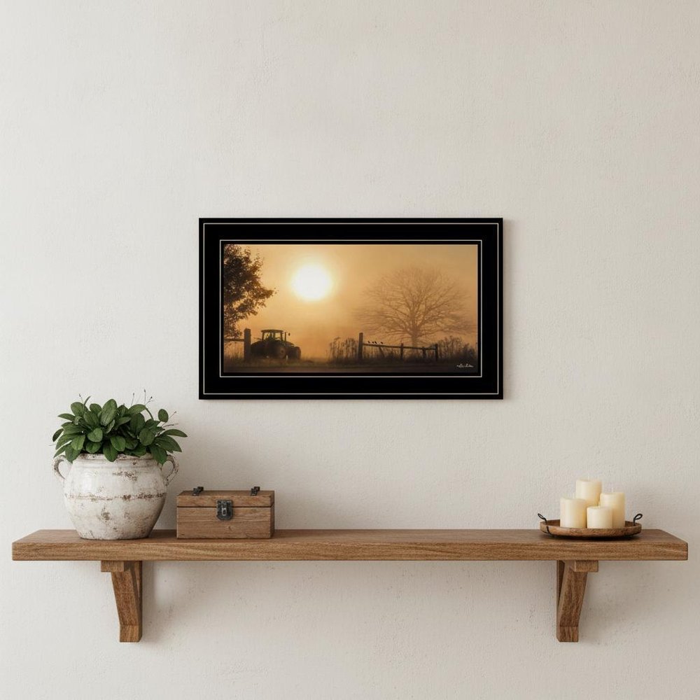 Start Your Engines 3 Black Framed Print Wall Art