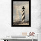 Cape Hatteras Lighthouse 3 Black Framed Print Wall Art