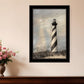 Cape Hatteras Lighthouse 3 Black Framed Print Wall Art