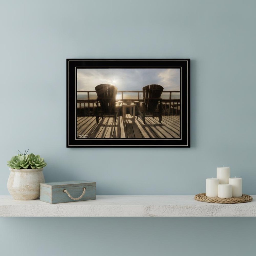 Front Row Seats 1 Black Framed Print Wall Art