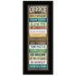 Office Rules 3 Black Framed Print Wall Art