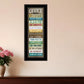 Office Rules 3 Black Framed Print Wall Art