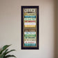 Office Rules 6 Black Framed Print Wall Art