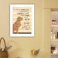 Every Snack You Make 1 White Framed Print Wall Art