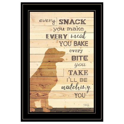 Every Snack You Make 2 Black Framed Print Wall Art
