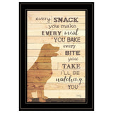 Every Snack You Make 2 Black Framed Print Wall Art
