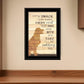 Every Snack You Make 2 Black Framed Print Wall Art