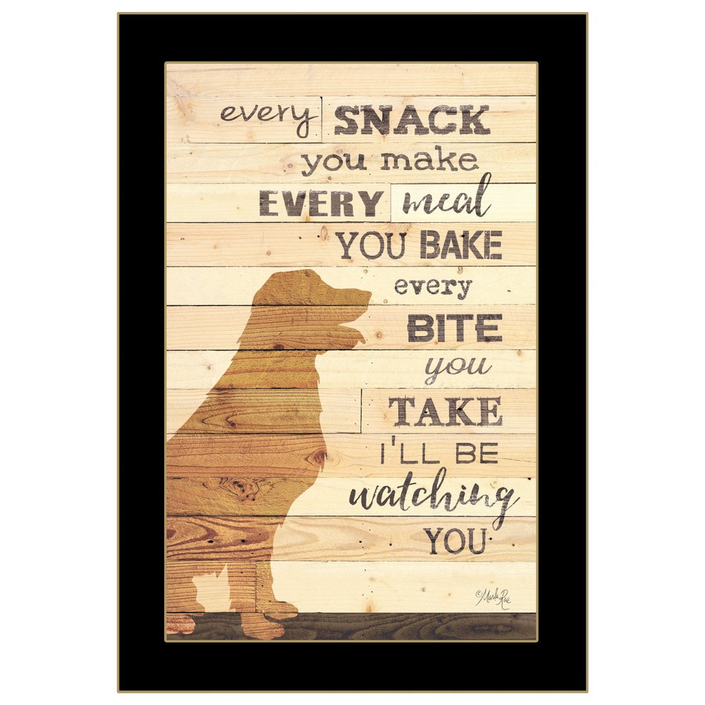 Every Snack You Make 3 Black Framed Print Wall Art
