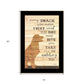 Every Snack You Make 3 Black Framed Print Wall Art