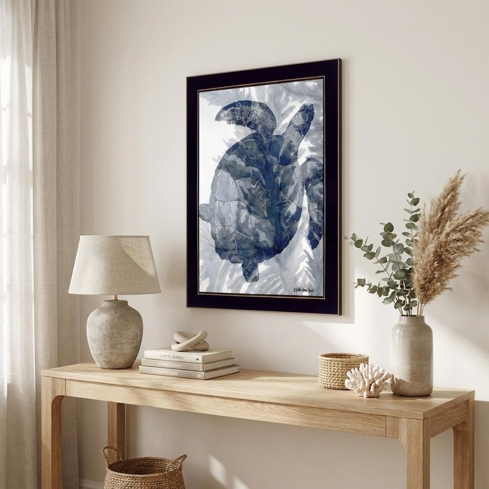 Ocean Collection 3 Black Framed Print Wall Art