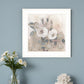 Transitional Blooms I 2 White Framed Print Wall Art